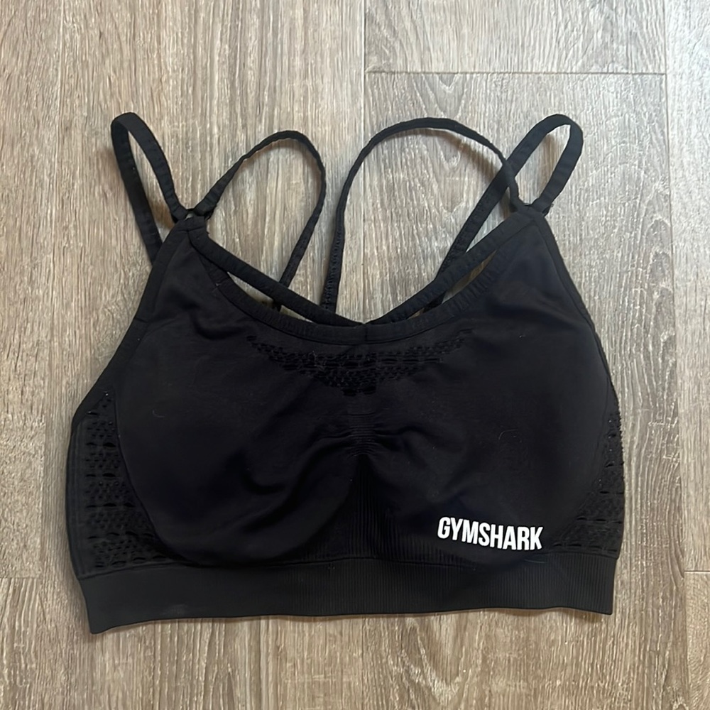 Gymshark Black Sports Bra - Medium